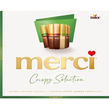 Čokoláda Storck Merci Finest Selection Čokoláda s mandlemi 250 g