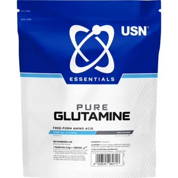 Aminokyselina Glutamin v prášku USN 500 g bez příchuti