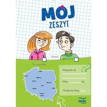 Sada různých sešitů A5 dětský kostkovaný školní sešit notes barevný MAC 1 list