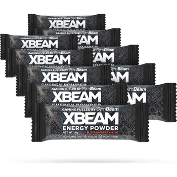 Fitness strava Vzorek Energy Powder - XBEAM jahoda kiwi 10 x 9 g