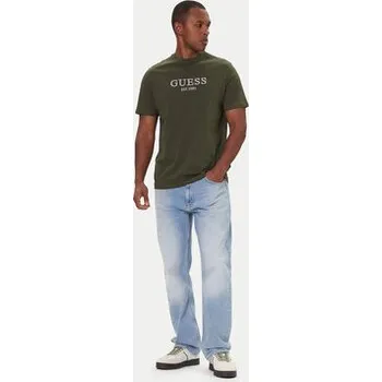Guess T-Shirt M5BI09 K8FQ4 Zelená Regular Fit S
