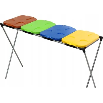 Odpadkový koš Stojan a rám na pytle pro třídění plastů Drewmet 120l, vícebarevný