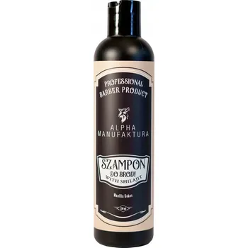 Péče o vousy ALPHA BARBERIA Šampon na vousy 250ml Profesionální Vanilka - Bestseller