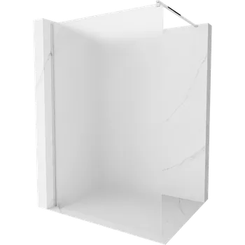 Mexen Kioto sprchová stěna Walk-in 90 x 200 cm, matné sklo 8 mm, chrom - 800-090-101-01-30 Sprchové stěny