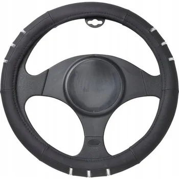 Potah na volant Potah na volant 37-39 Cm, černý - chrom