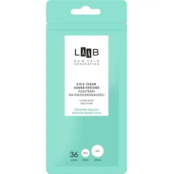 Léčba akné AA Laab S.O.S. Clear Cover Patches 36 ks náplasti na pupínky a nedokonalosti