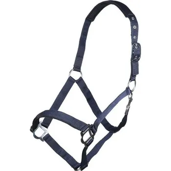 Ohlávka HKM Sydney Style podložená deep blue COB