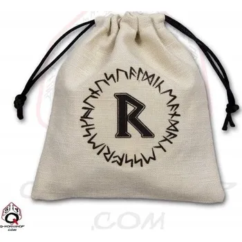 Q-Workshop Runová váček béžovo-černý