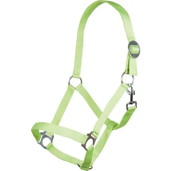 Ohlávka HKM Stars Eco Softice neon green COB