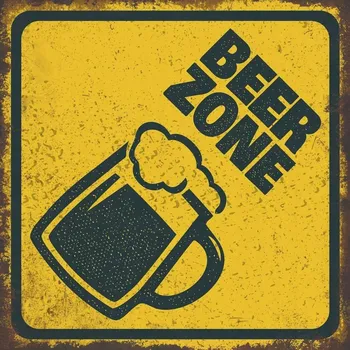 Obraz Cedule Beer Zone