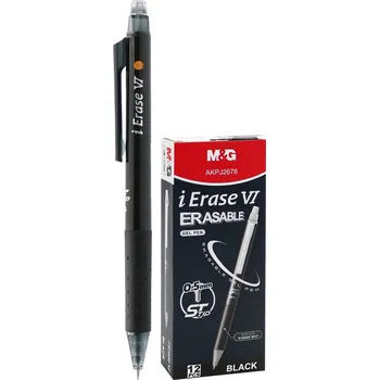 Pero gelové /gumovací M&G iErase VI 0,5 mm - černá náplň
