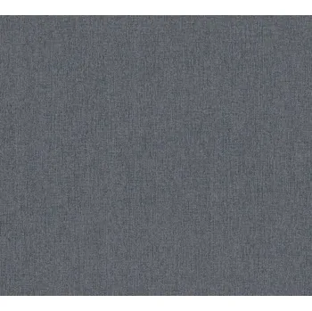 Tapeta Vinylová tapeta na zeď – šedé plátno s tmavě modrým pozadím 37521-5 AS Creation