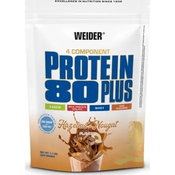 Fitness strava Protein 80 Plus - Weider lískový ořech nugát 500 g