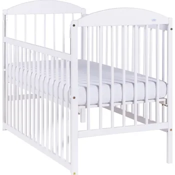 Dětská postýlka DREWEX Postýlka LULAYA bílá se spouštěcí bočnicí