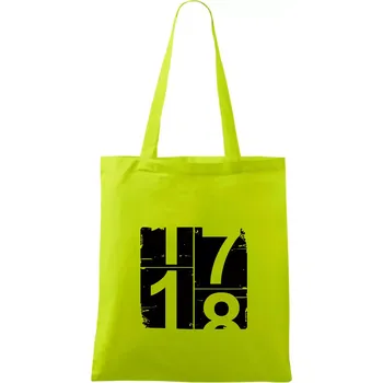 Tachometr 18 - Taška bavlněná - 42 x 38 cm ( Limetková )