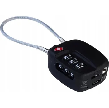 Visací zámek Boompods LOCK TSA Zámek na zavazadla s GPS lokátorem, černý