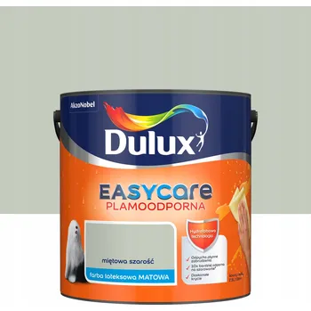barva na zeď Dulux EasyCare Odolná proti skvrnám barva Mátová Šedá mat 2,5l