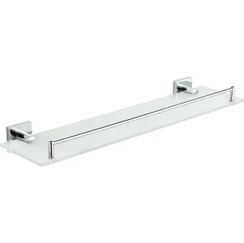 Drátěná police Mexen Rufo závěsná skleněná polička, chrom - 7050937-00 Koupelnové police