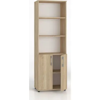 Knihovna Regál Gindo 80 x 182 x 32 cm dub sonoma