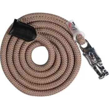 Vodítko HKM Carlotta s panic karabinou taupe