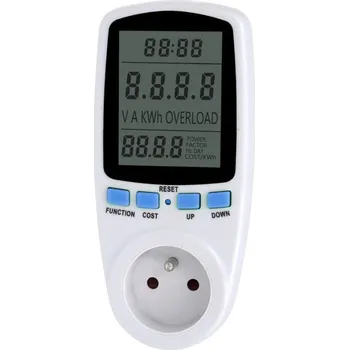 Měřič spotřeby Měřič spotřeby s pamětí PM6 zásuvkový elektroměr