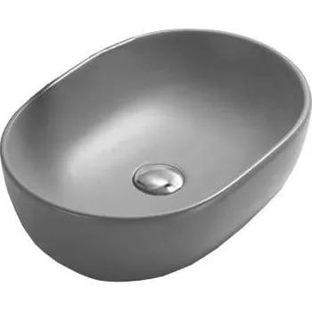 Mexen Viki umyvadlo na desku 48 x 35 cm, světle šedá mat - 21054861 Koupelnové umyvadla