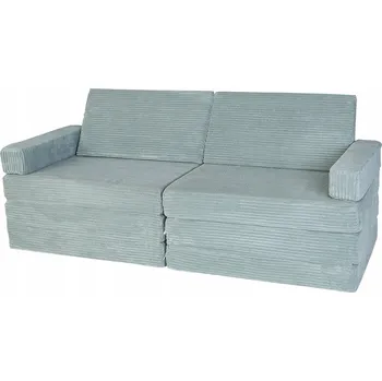 Obývací pokoj Pohovka Lamaste Modulární pohovka 140 x 210 cm manšestr zelená