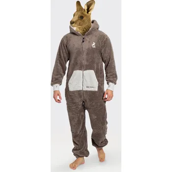 Dámský overall Dupačky teddy šedá kočka M - šedá