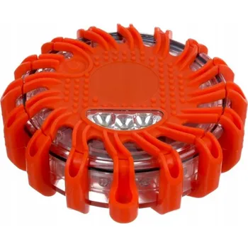 Svítilna Výstražné silniční světlo akumulátorové sada 2 kusy KUFŘÍK s nabíjením