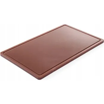 Kuchyňské prkénko GASTRONOMICKÁ KRÁJECÍ DESKA HACCP 1/1 HNĚDÁ NA RYBY HENDI