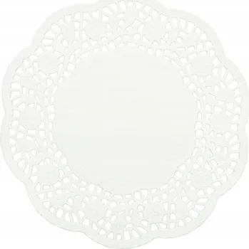 Papírový ubrousek Ozdobné ubrousky 19 cm bílé 100 kusů
