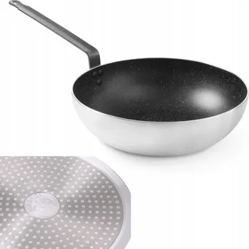 Pánev WOK pánev mramorová s nepřilnavým povrchem hliníková indukční GASTRO Ø28cm