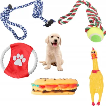 Hračka pro psa Přetahovadlo pro psa Ragi Sada hraček pro psa Ragi , 7 ks