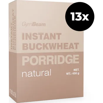 Fitness strava Instantní pohanková kaše - GymBeam Příchuť: bez příchuti, Balení (g): 13 x 450 g