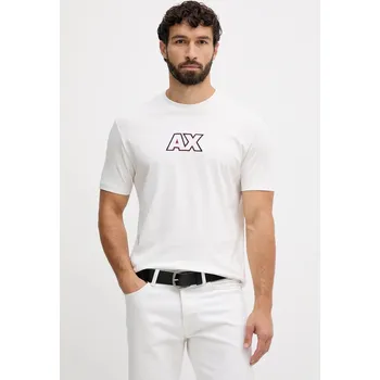 Pánské tričko Bavlněné tričko Armani Exchange XM001912.AF10362 bílá 00A, vel. XXL