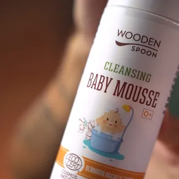 Odličovač Dětská čisticí pěna Cotton kiss Wooden Spoon 150ml