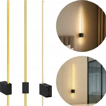 Nástěnné svítidlo LED nástěnné svítidlo vnitřní 60cm moderní lampa ZLATÁ
