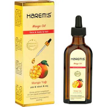 Pleťový olej Turecký Mangový Olej na Obličej, Vlasy a Tělo HAREM'S 100ml