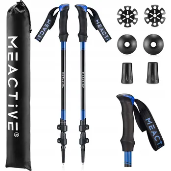 Trekingová hůl Hole MEACTIVE TrailFlex 65-147 cm černé