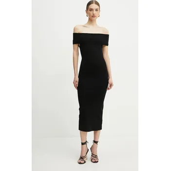 Dámské šaty Šaty MICHAEL Michael Kors černá barva, maxi, MS582Y033D 99X, vel. S