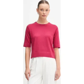 Dámský svetr Vlněný svetr United Colors of Benetton dámský, růžová barva, 11AHD10E6 42X, vel. XL