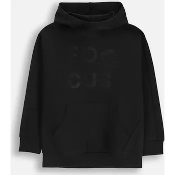 Chlapecká mikina Dětská mikina Coccodrillo černá barva, s kapucí, s potiskem, X-RAY VISION BOY JUNIOR ZC5132302XBJ 99X, vel. 158