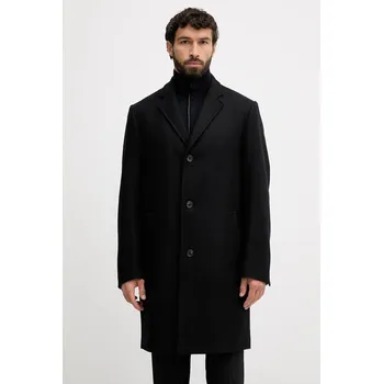 Dámský kabát Kabát s příměsí vlny Karl Lagerfeld 554750.455730 černá 99X, vel. 50