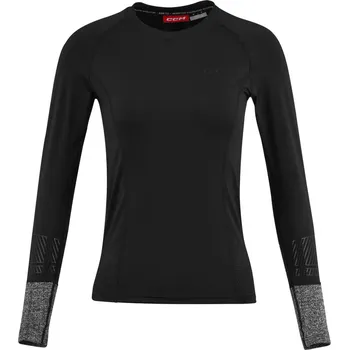 Dámské tričko Dámské tričko CCM Wrist Cut Protection LS with Ventilation Black S