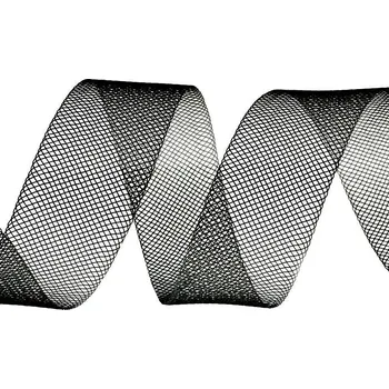 Modistická krinolína na vyztužení šatů a výrobu fascinátorů šíře 2,5 cm