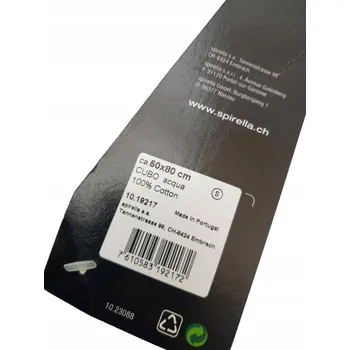 Koupelnová předložka Spirella koupelnová předložka modrá 50 x 80 cm