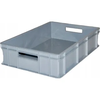 Úložný box Plastová přepravka Qbox 600x400x140 mm šedá 23 l s atestem PZH