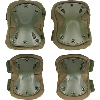Sada kolenních a loketních chráničů Partizan Tactical Anatomic EKP Olive