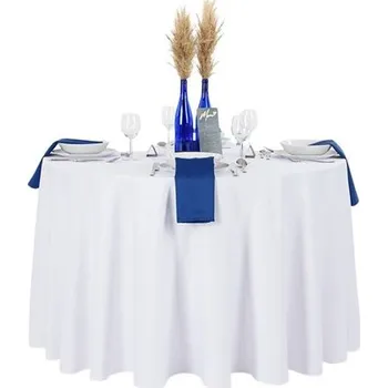 ubrus Restaurační ubrus HOTELUM BLISS - Ø 320 cm, bílý, 100% PE s teflonovou úpravou WHI-320HOR