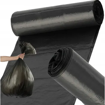 Pytle na odpadky PYTLE NA ODPAD UNIVERZÁLNÍ ČERNÉ LDPE 120L VELMI PEVNÉ 10 Ks